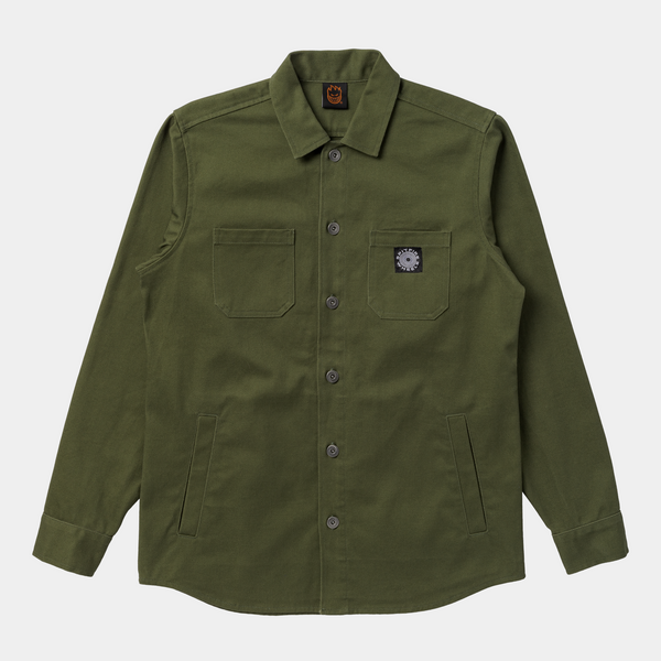 SPITFIRE CLASSIC '87 SWIRL SHIRT JACKET - OLIVE