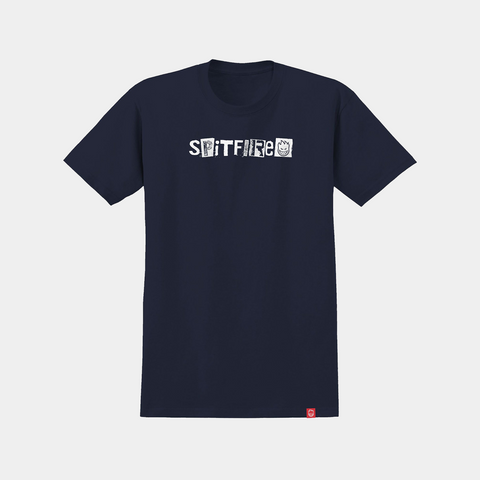 SPITFIRE RANSOM II TEE - TRUE NAVY/WHITE