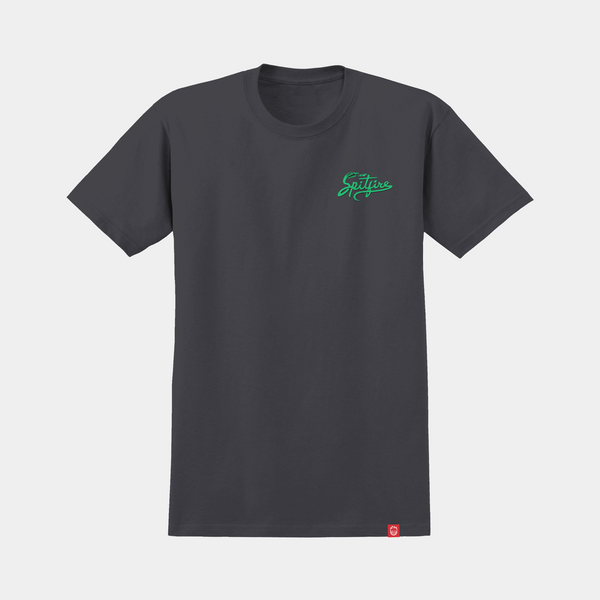 SPITFIRE SNAKE CLASSIC TEE - CHARCOAL