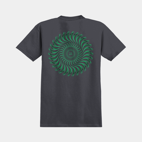 SPITFIRE SNAKE CLASSIC TEE - CHARCOAL