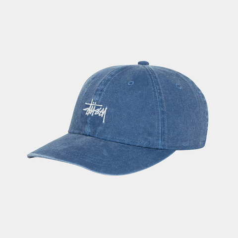 STUSSY BASIC WASHED LOW PRO HAT - FADED NAVY