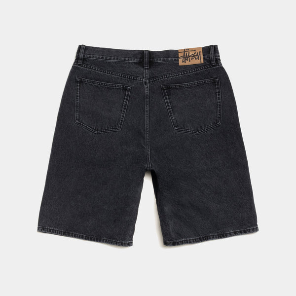 STUSSY BIG OL SHORT DENIM - VINTAGE BLACK