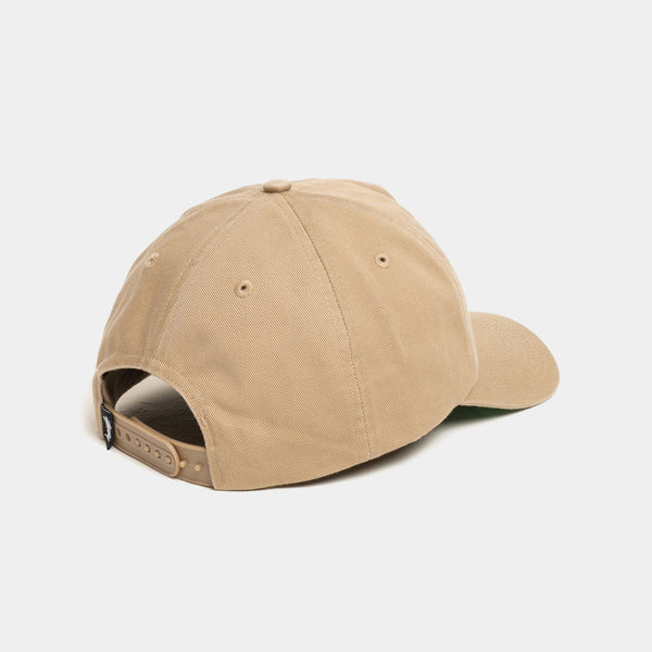 STUSSY BIG STOCK MID DEPTH HAT - KHAKI