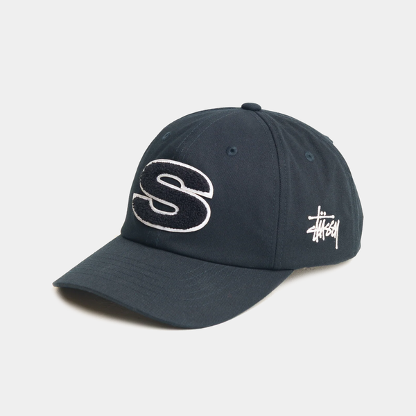 STUSSY CHENILLE S LOW PRO HAT - ONYX