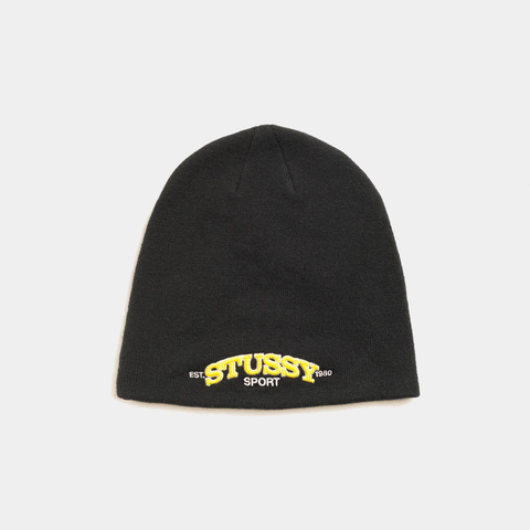 STUSSY CLASSIC SPORT SKULLCAP - BLACK