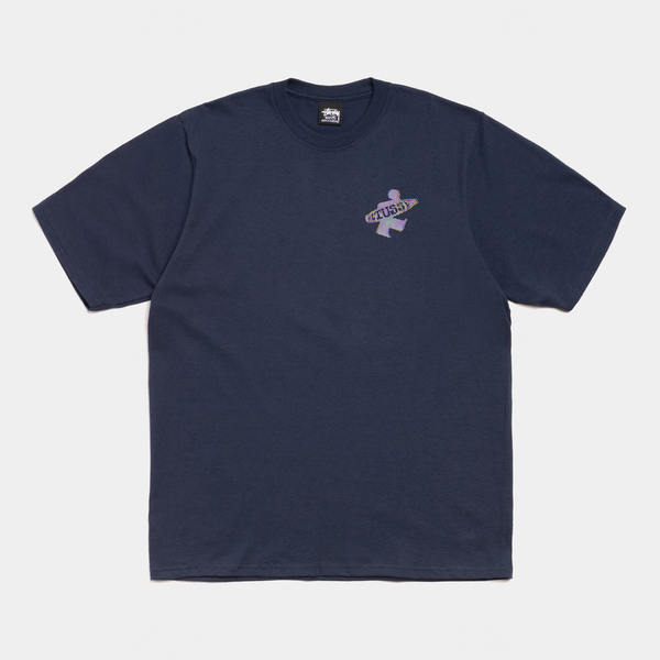 STUSSY DOT SURF TEE - NAVY