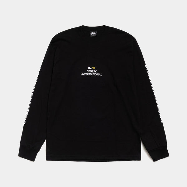 STUSSY INTERNATIONAL LS TEE - BLACK