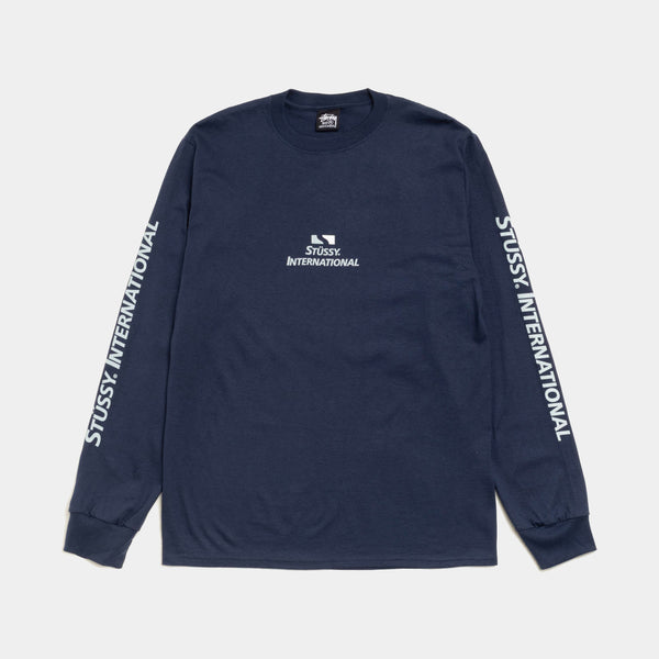 STUSSY INTERNATIONAL LS TEE - NAVY