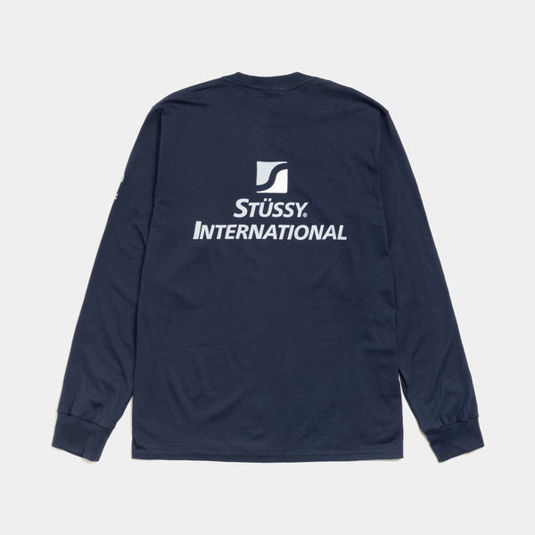 STUSSY INTERNATIONAL LS TEE - NAVY