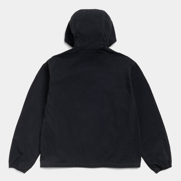 STUSSY LIGHTWEIGHT HOODED JACKET - BLACK