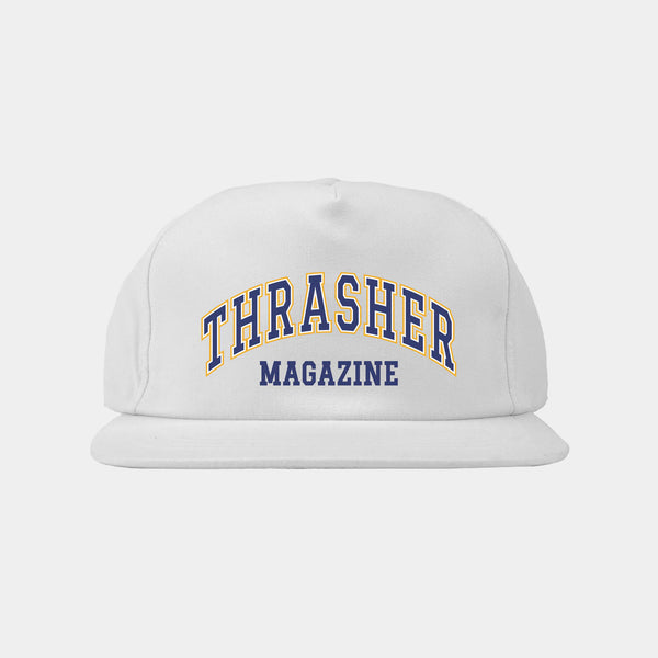 THRASHER DROPOUT SNAPBACK HAT - WHITE