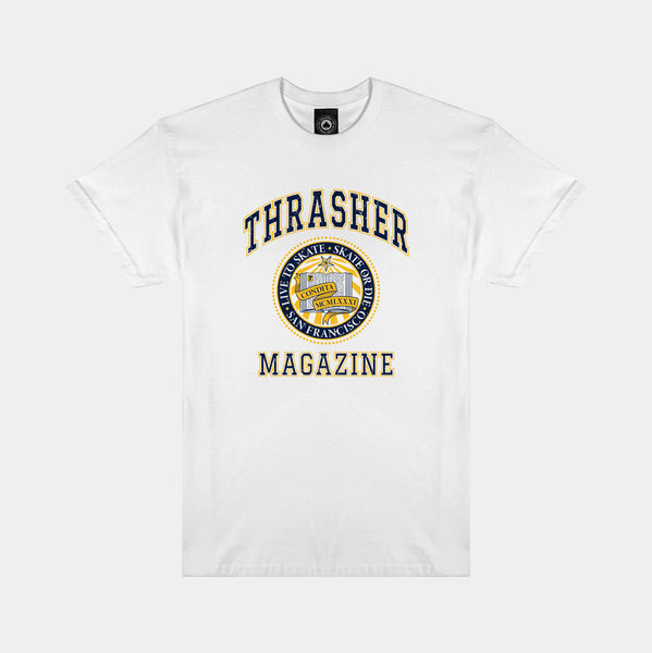 THRASHER DROPOUT TEE - WHITE