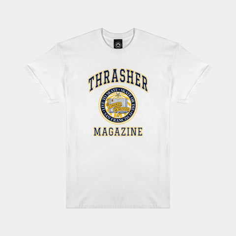THRASHER DROPOUT TEE - WHITE