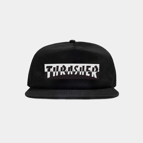 THRASHER MIXTAPE SNAPBACK HAT - BLACK