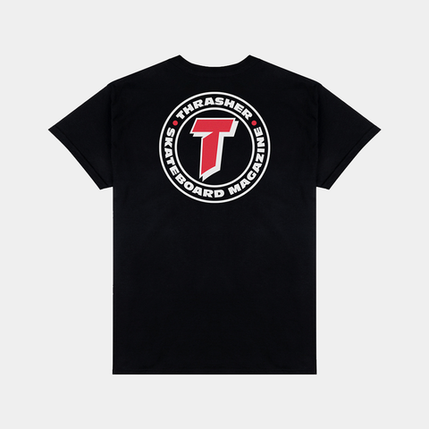 THRASHER NUMBER 1 REDUX TEE - BLACK