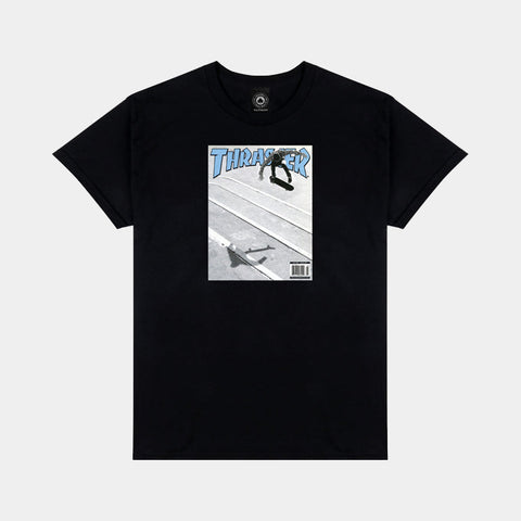 THRASHER REYNOLDS COVER TEE - BLACK