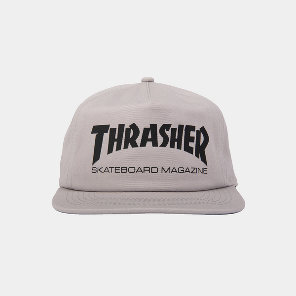 THRASHER SKATE MAG HAT - GREY/BLACK