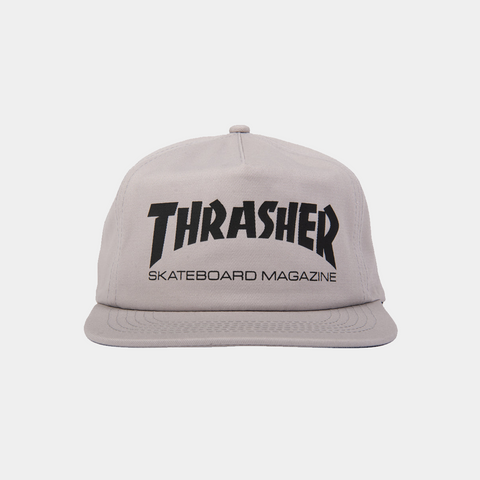 THRASHER SKATE MAG HAT - GREY/BLACK