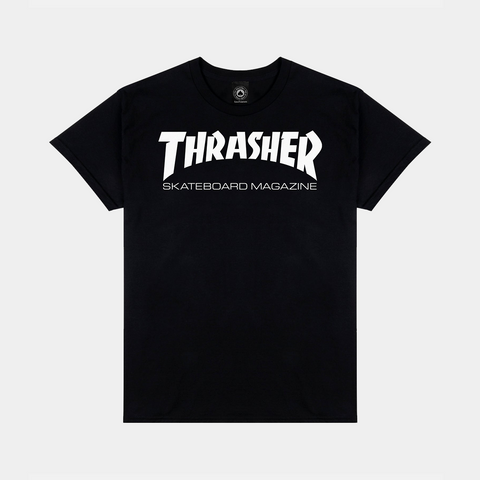 THRASHER SKATE MAG TEE - BLACK
