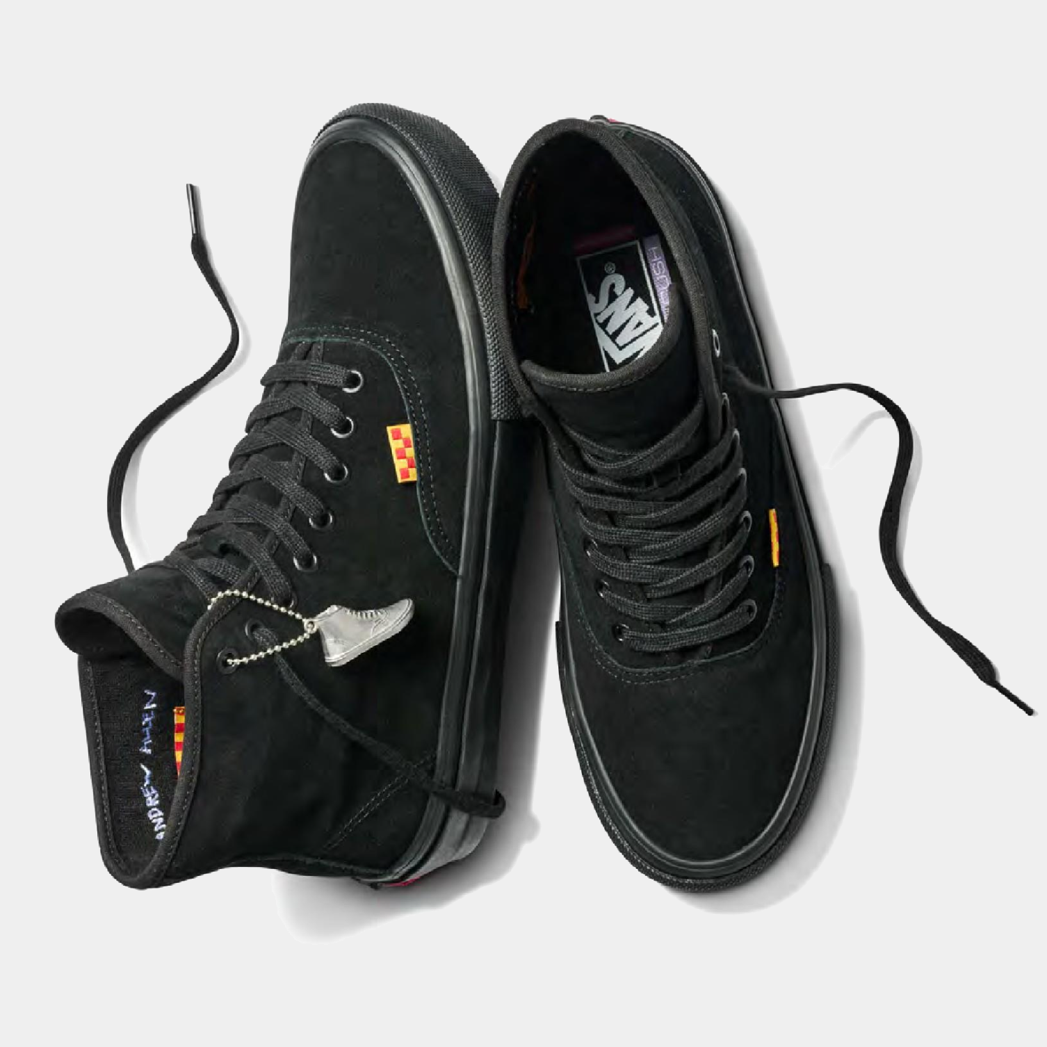 VANS SKATE AUTHENTIC HIGH VCU ANDREW ALLEN - BLACK VN000D901OJ1 VANS SKATE AUTHENTIC HIGH VCU ANDREW ALLEN - BLACK VN000D901OJ1