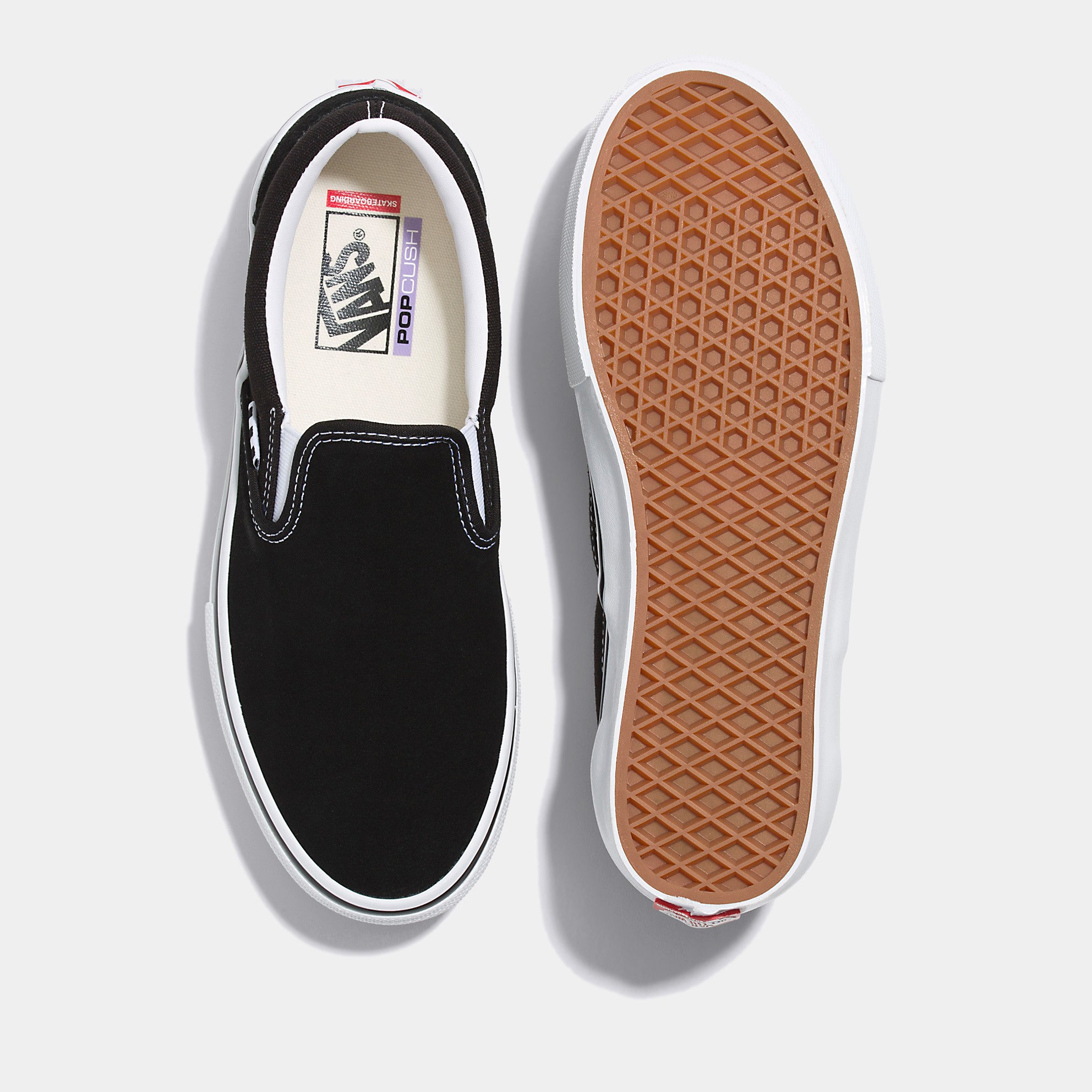 VANS SKATE SLIP-ON BLACK/WHITE VN0A5FCAY28 PLA Skateboarding