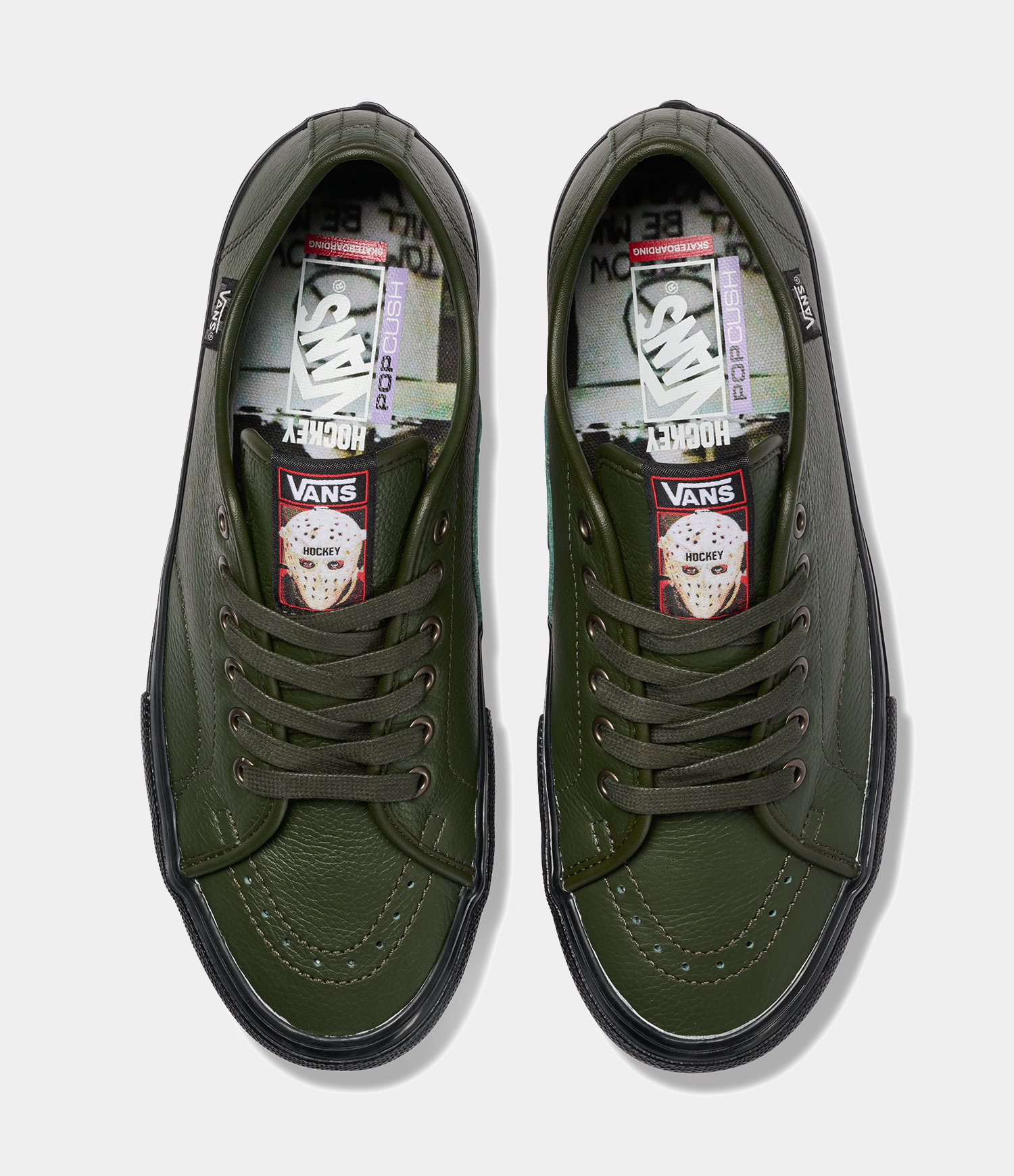 VANS X HOCKEY SKATE AVE CLASSIC - GREEN/BLACK VN000Z972031 - PLA VANS X HOCKEY SKATE AVE CLASSIC - GREEN/BLACK VN000Z972031 - PLA