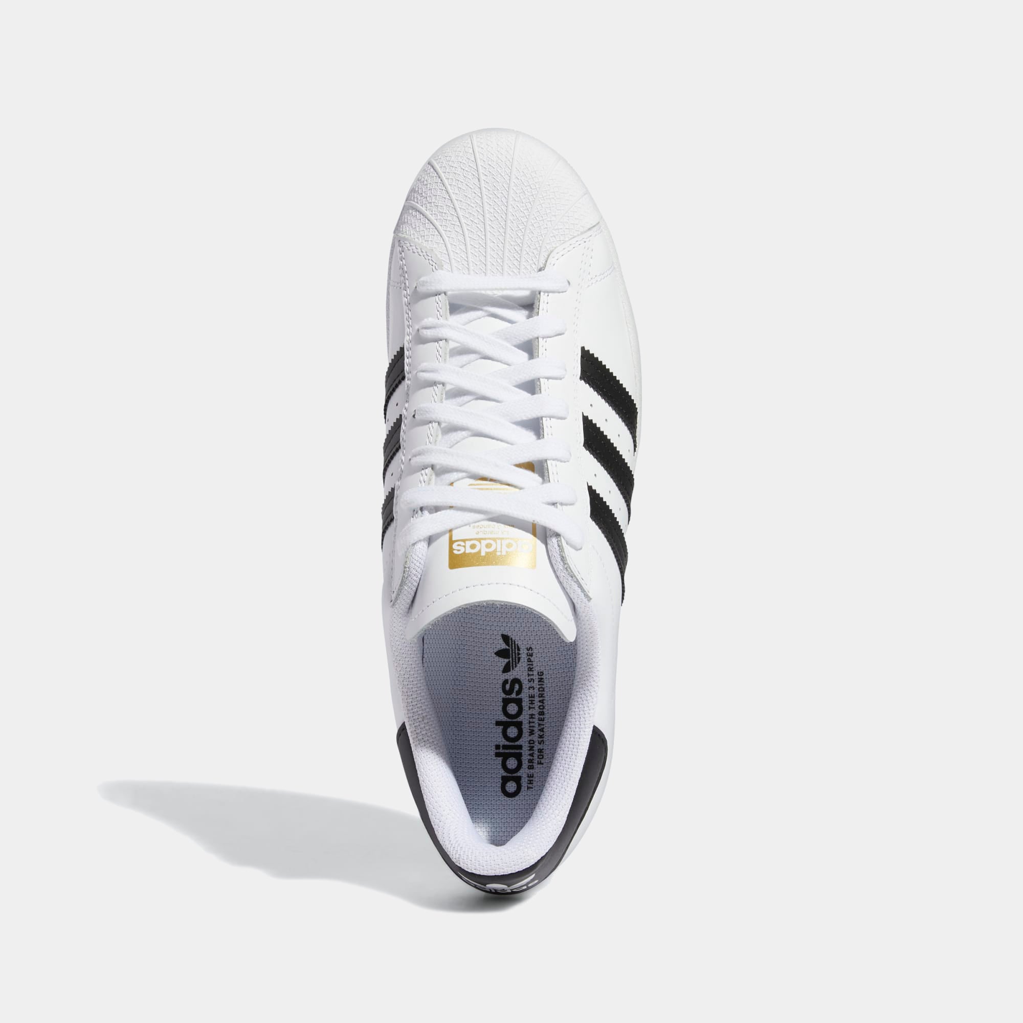 ADIDAS SUPERSTAR ADV - WHITE/BLACK GW6930 - PLA Skateboarding ADIDAS SUPERSTAR ADV - WHITE/BLACK GW6930 - PLA Skateboarding