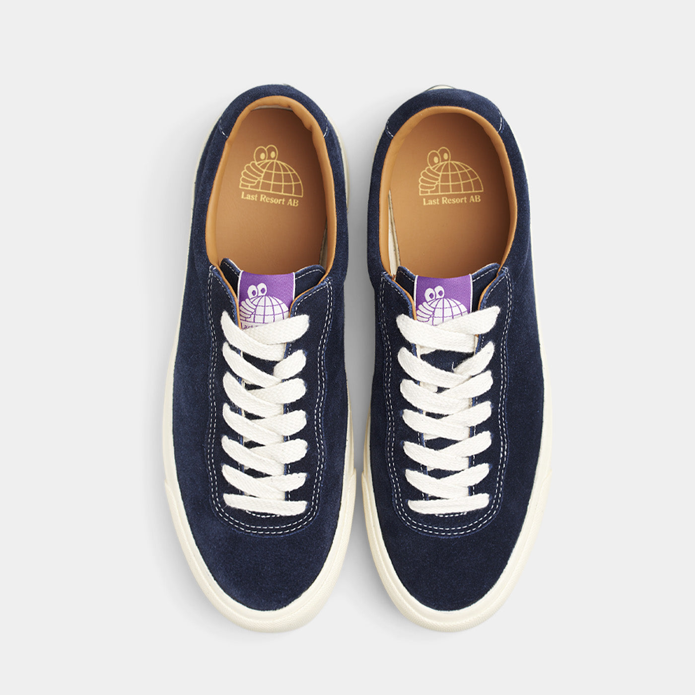 LAST RESORT AB VM001 SUEDE LO - OLD BLUE/WHITE - PLA Skateboarding