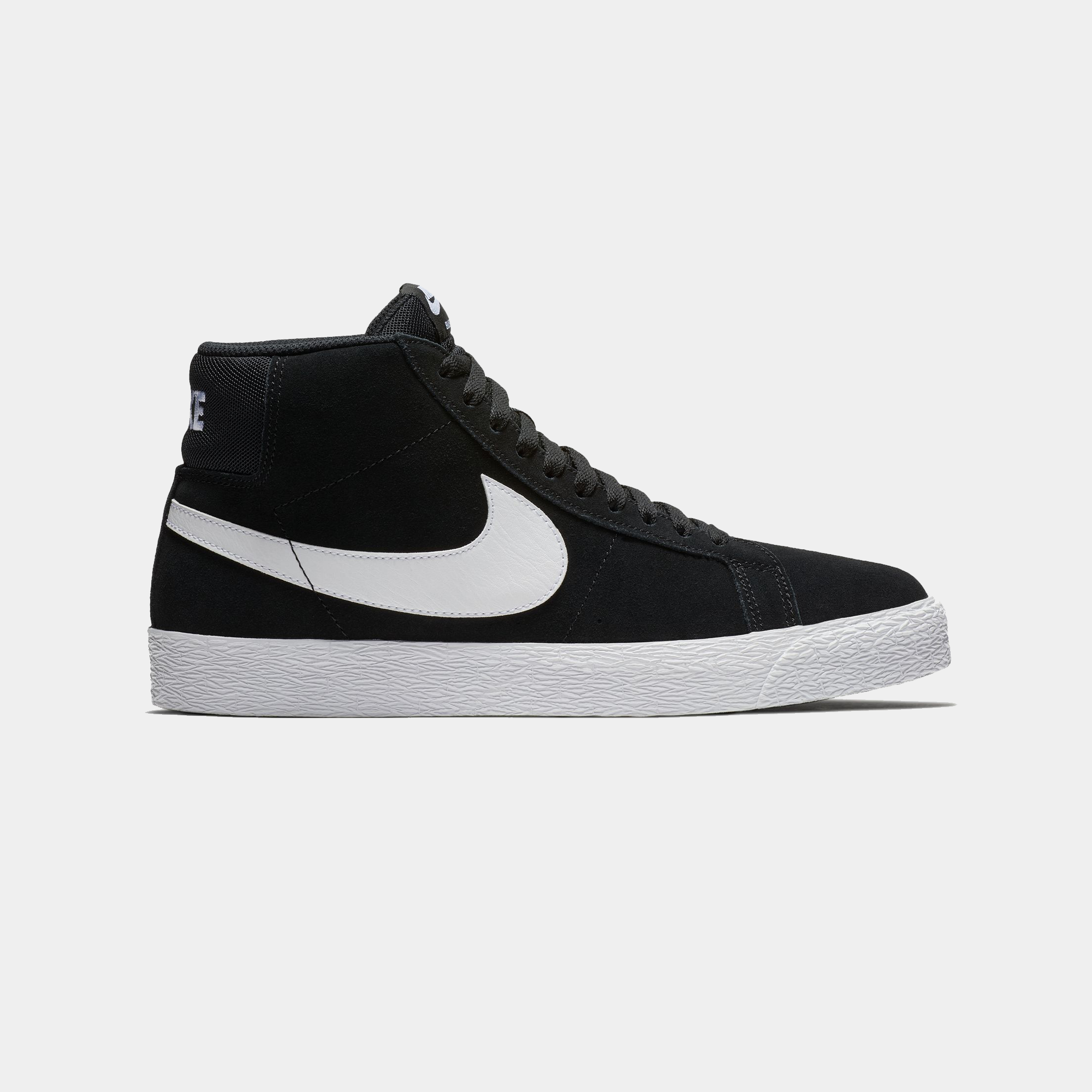 NIKE SB ZOOM BLAZER MID - BLACK/WHITE 864349-002 - PLA Skateboarding NIKE SB ZOOM BLAZER MID - BLACK/WHITE 864349-002 - PLA Skateboarding